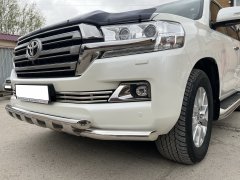Тюнинг внедорожника Защита переднего бампера Toyota Land Cruiser 200  2015