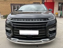 Тюнинг внедорожника Защита переднего бампера Chery Exeed TXL 2020
