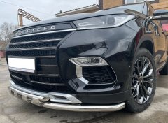 Тюнинг внедорожника Защита переднего бампера Chery Exeed TXL 2020