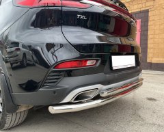 Тюнинг внедорожника Защита заднего бампера Chery Exeed TXL 2020
