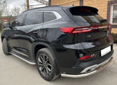 Тюнинг внедорожника Защита заднего бампера Chery Exeed TXL 2020