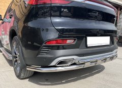 Тюнинг внедорожника Защита заднего бампера Chery Exeed TXL 2020
