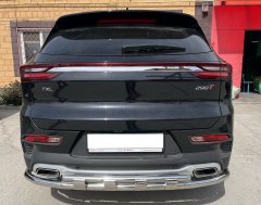 Тюнинг внедорожника Защита заднего бампера Chery Exeed TXL 2020