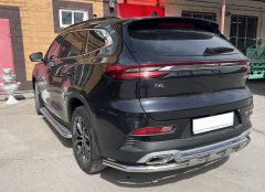 Тюнинг внедорожника Защита заднего бампера Chery Exeed TXL 2020