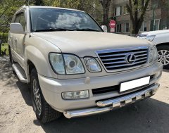 Тюнинг внедорожника Защита переднего бампера Lexus LX 470 1998-2007