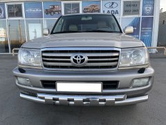 Тюнинг внедорожника Защита переднего бампера Toyota Land Cruiser 100 1998-2006
