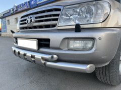 Тюнинг внедорожника Защита переднего бампера Toyota Land Cruiser 100 1998-2006