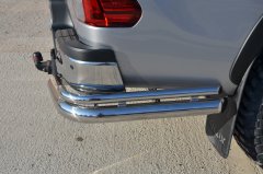 Тюнинг внедорожника Защита заднего бампера Toyota Hilux 2021