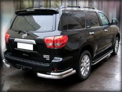 Тюнинг внедорожника Защита заднего бампера Toyota Sequoia 2008
