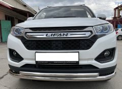 Тюнинг внедорожника Защита переднего бампера Lifan Myway 2017