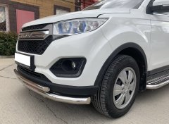 Тюнинг внедорожника Защита переднего бампера Lifan Myway 2017