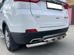 Тюнинг внедорожника Защита заднего бампера Lifan Myway 2017