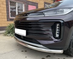 Тюнинг внедорожника Защита переднего бампера Chery Exeed TXL 2021