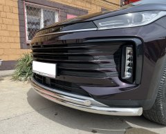 Тюнинг внедорожника Защита переднего бампера Chery Exeed TXL 2021