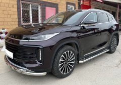 Тюнинг внедорожника Защита переднего бампера Chery Exeed TXL 2021