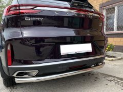 Тюнинг внедорожника Защита заднего бампера Chery Exeed TXL 2021