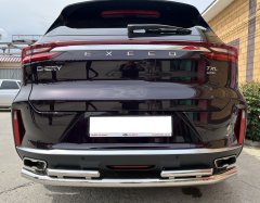 Тюнинг внедорожника Защита заднего бампера Chery Exeed TXL 2021