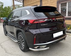 Тюнинг внедорожника Защита заднего бампера Chery Exeed TXL 2021
