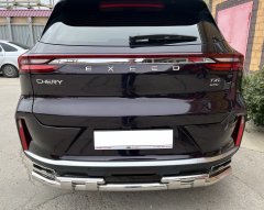 Тюнинг внедорожника Защита заднего бампера Chery Exeed TXL 2021