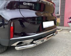 Тюнинг внедорожника Защита заднего бампера Chery Exeed TXL 2021