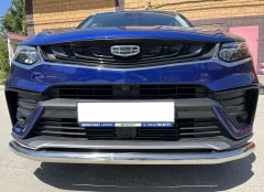 Тюнинг внедорожника Защита переднего бампера Geely Tugella 2021