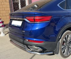 Тюнинг внедорожника Защита заднего бампера Geely Tugella 2021