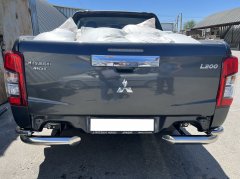 Тюнинг внедорожника Защита заднего бампера Mitsubishi L200 2019