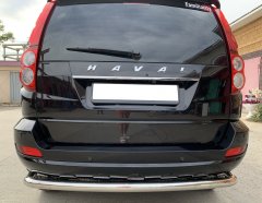 Тюнинг внедорожника Защита заднего бампера Haval H5 2020