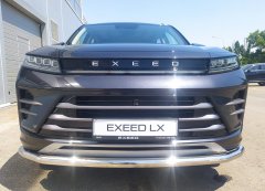 Тюнинг внедорожника Защита переднего бампера Chery Exeed LX 2022