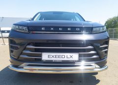 Тюнинг внедорожника Защита переднего бампера Chery Exeed LX 2022