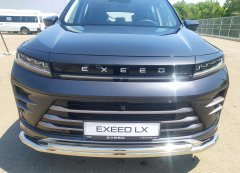 Тюнинг внедорожника Защита переднего бампера Chery Exeed LX 2022