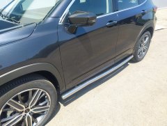 Тюнинг внедорожника Защита штатного порога труба Chery Exeed LX 2022
