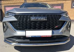 Тюнинг внедорожника Защита переднего бампера Haval F7 2022 Рестайлинг