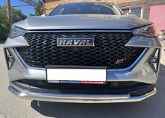 Тюнинг внедорожника Защита переднего бампера Haval F7 2022 Рестайлинг