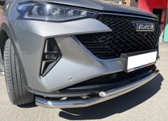 Тюнинг внедорожника Защита переднего бампера Haval F7 2022 Рестайлинг
