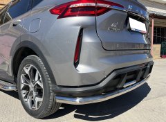 Тюнинг внедорожника Защита заднего бампера Haval F7 2022 Рестайлинг