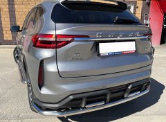 Тюнинг внедорожника Защита заднего бампера Haval F7 2022 Рестайлинг