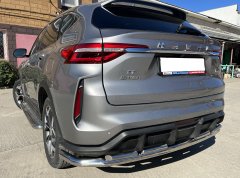 Тюнинг внедорожника Защита заднего бампера Haval F7 2022 Рестайлинг