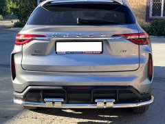 Тюнинг внедорожника Защита заднего бампера Haval F7 2022 Рестайлинг