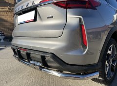 Тюнинг внедорожника Защита заднего бампера Haval F7 2022 Рестайлинг