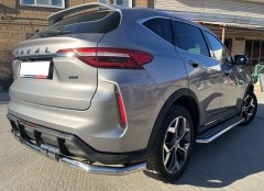 Тюнинг внедорожника Защита заднего бампера Haval F7 2022 Рестайлинг