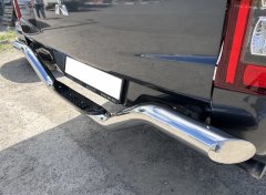 Тюнинг внедорожника Защита заднего бампера Mitsubishi L200 2015