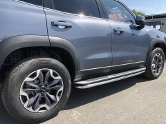 Тюнинг внедорожника Защита штатного порога труба Haval Dargo 2022
