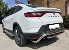 Тюнинг внедорожника Защита заднего бампера Renault Arkana 2018