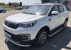 Тюнинг внедорожника Защита переднего бампера Changan CS55 2018г- наст. время 