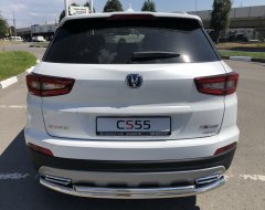 Тюнинг внедорожника Защита заднего бампера Changan CS55 2018г- наст. время 
