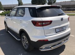Тюнинг внедорожника Защита заднего бампера Changan CS55 2018г- наст. время 