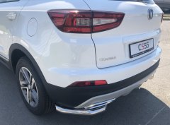 Тюнинг внедорожника Защита заднего бампера Changan CS55 2018г- наст. время 