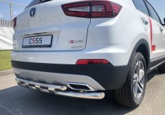 Тюнинг внедорожника Защита заднего бампера Changan CS55 2018г- наст. время 