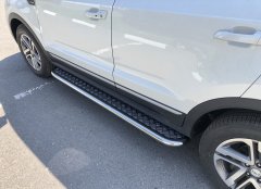 Тюнинг внедорожника Пороги с накладным листом Changan CS55 2018г- наст. время 